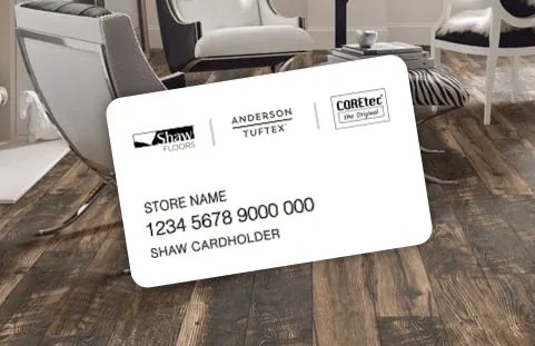 Shaw-Card-Financing Financing card | Keystone Carpets and Interiors