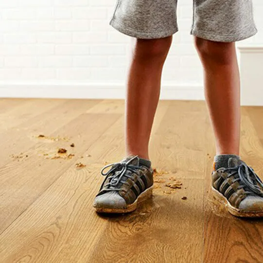 dirt-derbis-hardwood-square-circle Laminate floor care | Keystone Carpets and Interiors